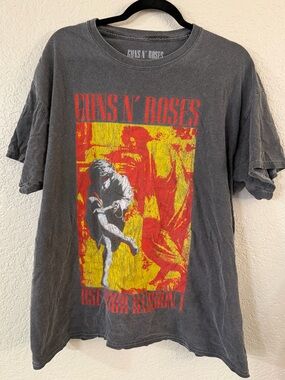 VTG Guns N' Roses Illusion I, Get In The Ring Tour 1991-1992 T Shirt Medium